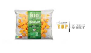 Potimarron en morceaux bio, France